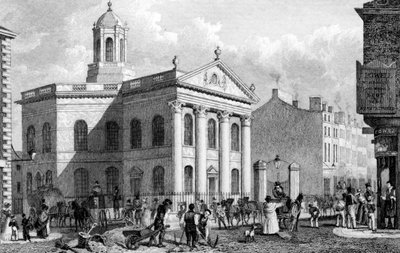 Unitarian Chapel, Paradise Street, Liverpool, engraved by J. Smith by English School